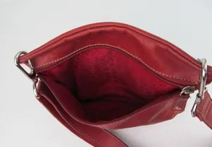 Vintage Fossil Soft Leather Sutter Crossbody Bag Women’s Everyday Purse Pink thumbnail 6