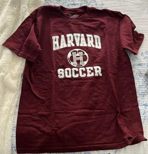 Champion Harvard soccer t shirt thumbnail 1