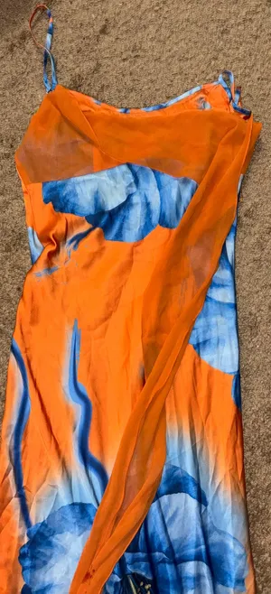 Stain vacation dress Orange thumbnail 1