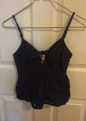 Japna Navy blue summer tank top thumbnail 1