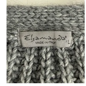 Elsamanda Gray Blend Cardigan - L Alpaca and Wool thumbnail 7