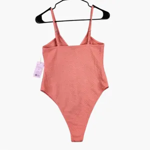 Wild Fable NWT. Coral Cutout Spaghetti Strap Bodysuit thumbnail 2