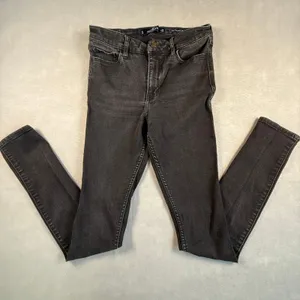 Hollister High-Rise Super Skinny Black Jeans W25 L32 Classic Stretch Denim thumbnail 1