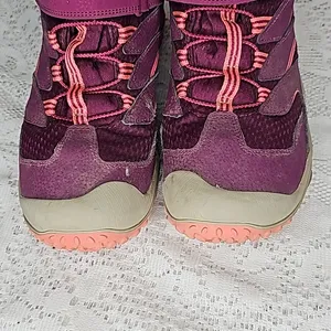 Merrell Chameleon 7 waterproof pink purple hiking trails outdoor shoes sz 7 thumbnail 3