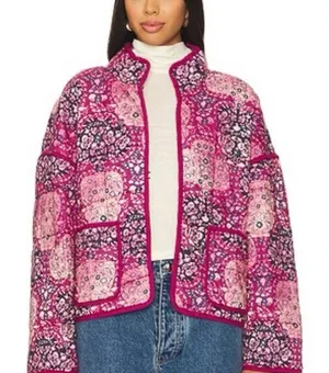 Free People Chloe quilted jacket sweetheart combo small thumbnail 1