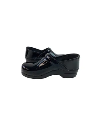 -Dansko Black Patent Leather Comfort Clog Shoes Womens 10.5-11 Nurse Professiona thumbnail 4