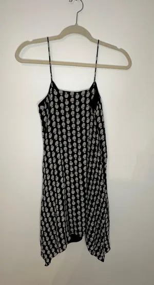 Madewell Silk Trapeze Cami Dress in Bloomstamp thumbnail 6