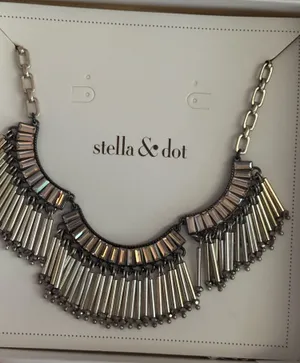 Stella & Dot twilight fringe necklace thumbnail 1