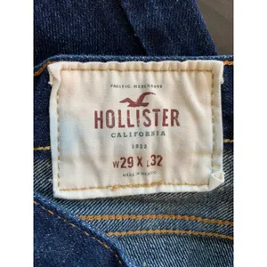 Hollister Womens Straight Leg Jeans Dark Wash Indigo Blue Denim Size‎ 29x32 READ thumbnail 3