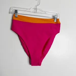 NWOT‎ Express High Waisted Color Block Body Contour Swim Bottom Medium thumbnail 4