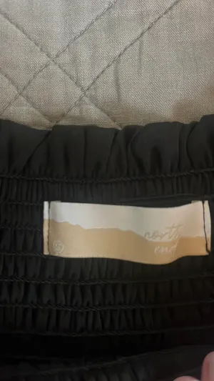 North End Black mini ruffle skirt thumbnail 2