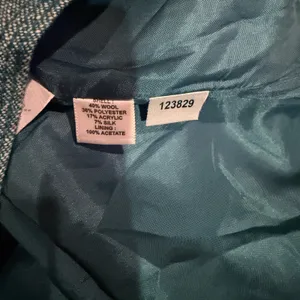 Ann Taylor Loft Teal Blue Wool Silk Blend Tweed Flared A-Line Skirt Size 10 thumbnail 6