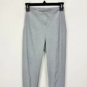 Lululemon Here to There High Rise 7/8 Pant Crosshatch Texture Magnet Grey US 4 thumbnail 7
