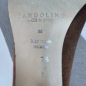 Bandolino Iridescent Copper Brown Gold Embellished Pumps Heels Size 7.5 thumbnail 4