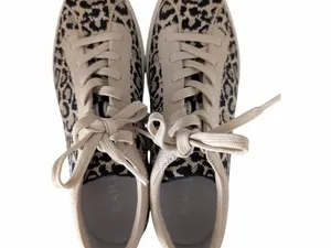 Rothy's The Lace Up Leopard Print Sneakers Women’s Size 7.5 thumbnail 2