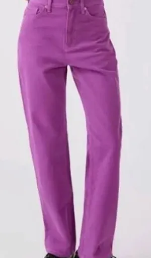 Urban Outfitters BDG Relaxed Cowboy Straight Baggy Denim Jeans Purple Size 31 thumbnail 1