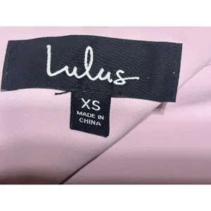 Lulu's Soft Pink Gown Sz XS Faux Wrap Style Maxi Length Dress Gala Wedding Prom thumbnail 6