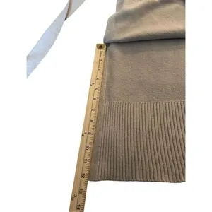 NWT Rails Wool Blend Mila Tie Waist Turtleneck MIdi Sweater Dress Taupe S thumbnail 7