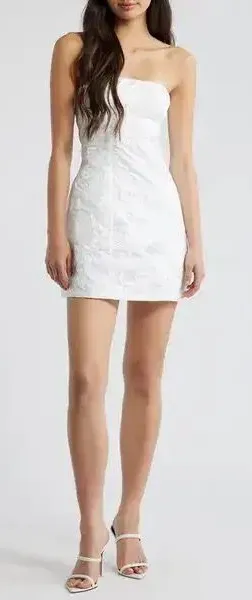 Princess Polly White Mini Dress thumbnail 1
