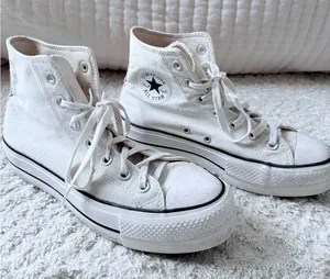 Converse All Star White High-Top Sneakers thumbnail 1