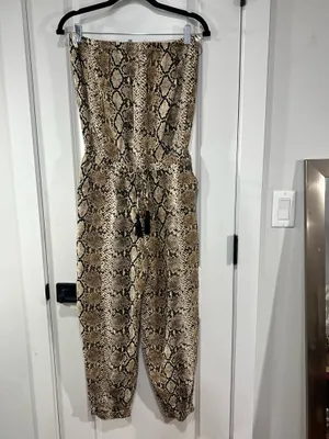 Blue Island snake skin Jumpsuit thumbnail 8