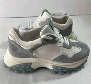 Vintage Havana EST‎ 1954 Sneaker Women 8 Gray Suede White Mesh Chunky Platform thumbnail 1