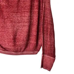 We The Free XS South Side Thermal Balloon Sleeve oversized Top thumbnail 11