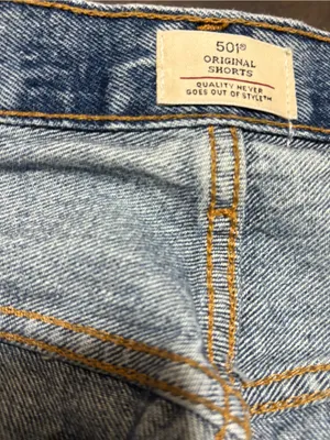 LEVI’S 501 size 30 button fly cut-off women’s shorts thumbnail 7