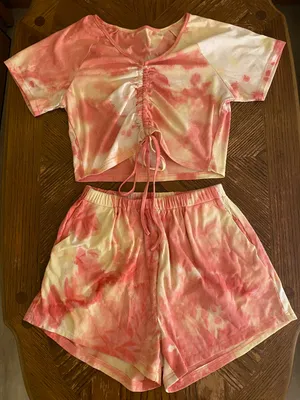 SheIn Pink Sleep Set thumbnail 1