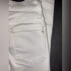 NWT Madewell Women's‎ White Button Fly Jeans-10”High Rise Skinny Crop- Size 23 thumbnail 6