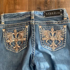 L.A. idol Women's Denim Jeans with Embroidered Pocket thumbnail 9