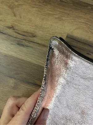 Marc Jacobs Neiman Marcus Target Collab Rose Gold Leather Clutch Evening Bag thumbnail 4