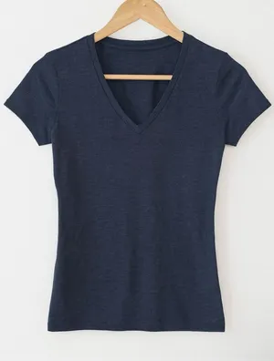 Calvin Klein Women’s V-Neck T-Shirt Size M Gray Short Sleeve Top Casual Lightwei thumbnail 1