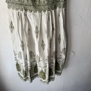 Y Apparel Dress Y2k Fairy Small White Green Boho Sundress‎ Crochet Lace Midi thumbnail 3
