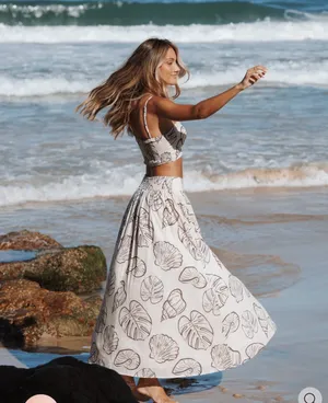 Kristy Crop Top & Maxi Skirt Set thumbnail 13