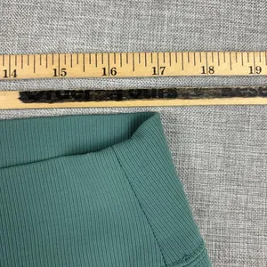 Athleta Venice Pants Womens XL Teal Green High Rise Wide Leg Stretch Pull On thumbnail 7