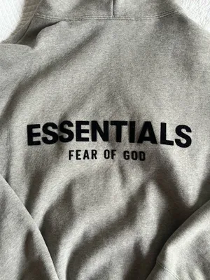 Essentials Fear of God Hoodie Oatmeal thumbnail 5