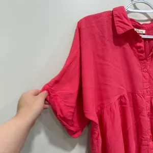 Solitaire boho oversized embroidered blouse  thumbnail 3
