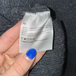 Lululemon Merino Wool Blend Ribbed‎ Crewneck Sweater Womens 10 Grey Excellent thumbnail 2
