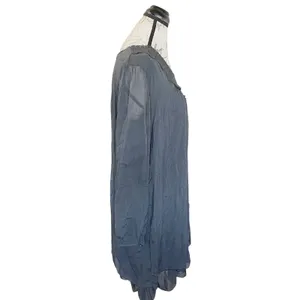 Carla Conti Dress Sz Large Bohemian Boho Ethereal, Romantic Quiet Luxury Neutral thumbnail 3