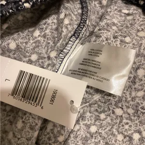 GAP Dark Blue Floral Pajama Pants thumbnail 3