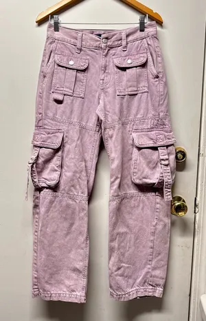 Aeropostale Utility Cargo Pants high waist size 0 thumbnail 1