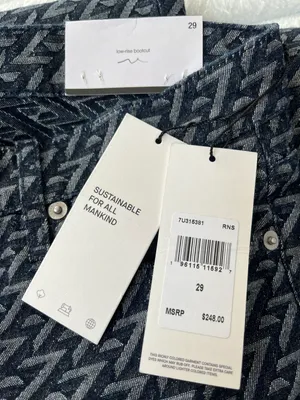 7 For All Mankind Printed Jeans thumbnail 4