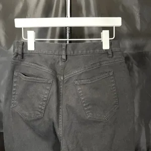 Liz Claiborne Womens Denim Jeans 10 Petite Black Classic High Rise thumbnail 7
