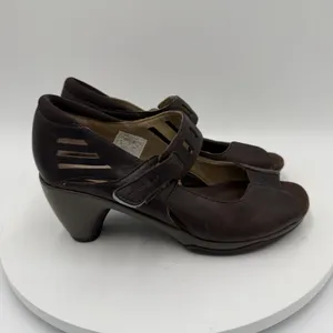 Merrell Evera Bracken Mary Jane Brown Open Toe Pump‎ Heels US Women's Size 6 thumbnail 2