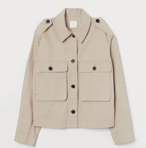 H&M Tan Utility Jacket thumbnail 1