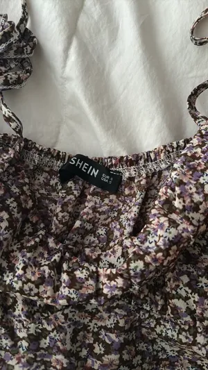 Cropped Floral Tank Top Multi thumbnail 2