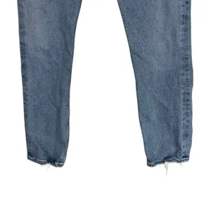 Agolde High Rise Riley Crop Jeans in Moor Womens 24 Clean Girl Quiet Luxury thumbnail 5