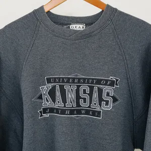 Gear for Sports Vintage 90s University of Kansas Jayhawks Sweatshirt thumbnail 3