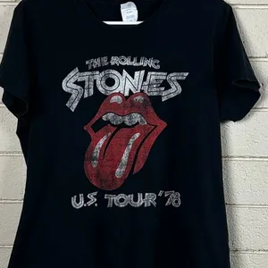 The Rolling Stones Black Band Tee size L thumbnail 4